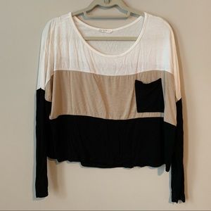 color block long sleeve